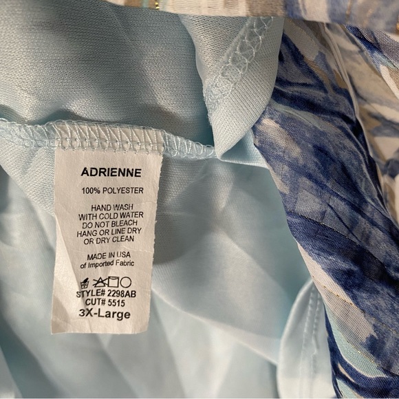 Adrienne Watercolour Print Lined Tank Top NWT - Picture 8 of 9